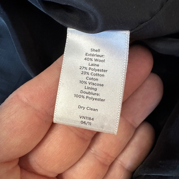 Talbots Women's Wool Blend Beige/Black Diamond Weave Mini Skirt Size 14 Lined - Picture 6 of 12